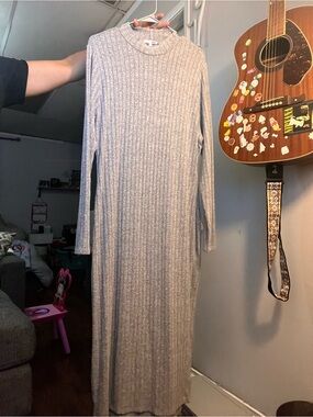 Long Knit Sweater Dress
